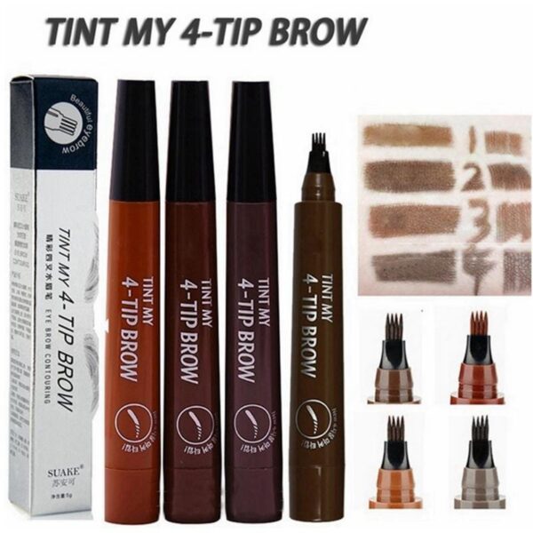 4-Tip Eyebrow Pen